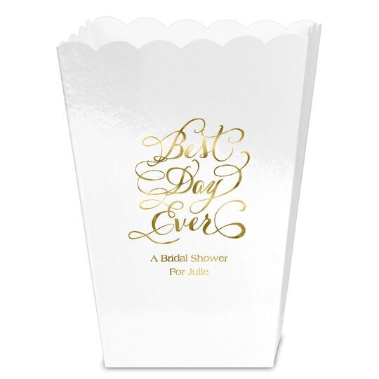 Whimsy Best Day Ever Mini Popcorn Boxes